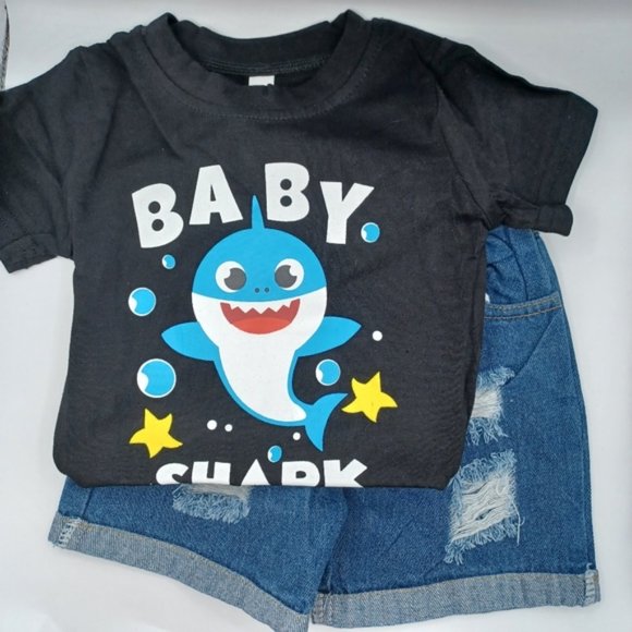 Baby Shark Short Set - Picture 4 of 6